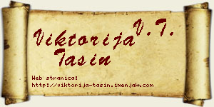 Viktorija Tašin vizit kartica